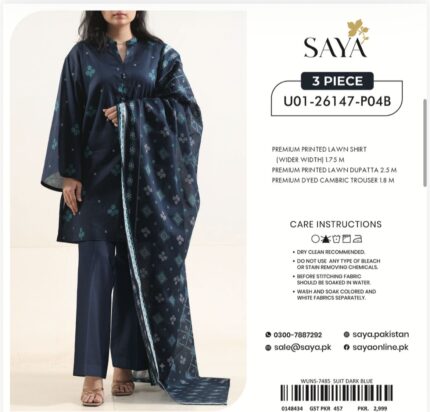 SAYA 3PC PRINTED